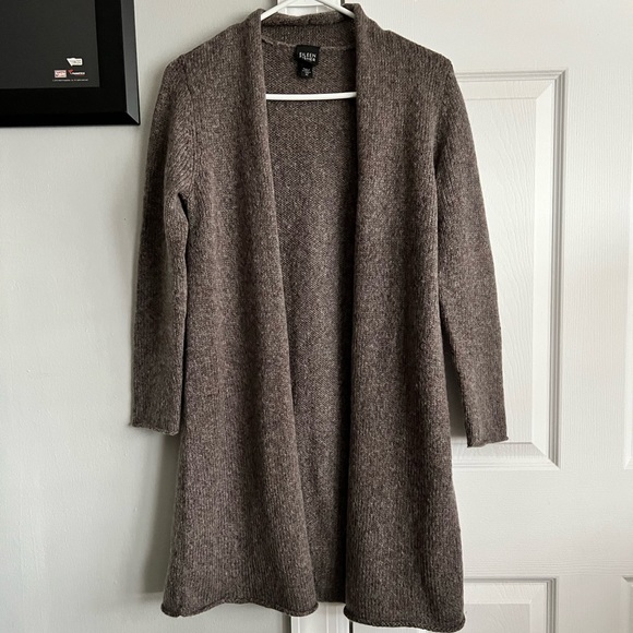 Eileen Fisher Wool Blend Cardigan - Picture 2 of 6